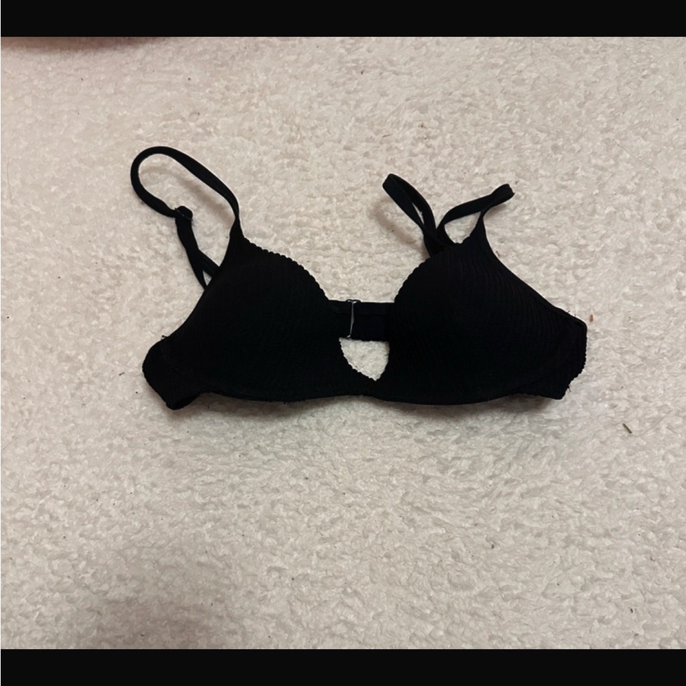 VS PINK Elegant Black Women's Bikini Top